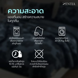 [NEW] ZENTIA ชุดผ้าปูที่นอน Cozy Blossom Collection (AeroSilk Hybrid - Cool & Cozy in One ) (ZD)