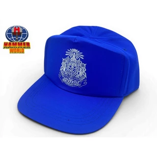 หมวกแก๊ป ตราแผ่นดิน สีฟ้า ดำ น้ำตาล ม่วง แดง เหลือง น้ำเงิน