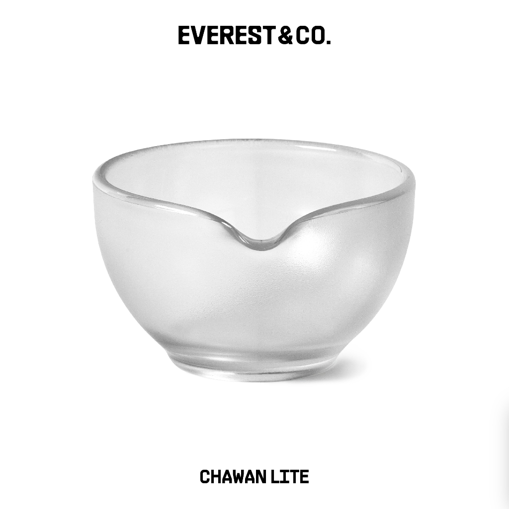 EVEREST&CO. ถ้วยชงชา ถ้วยตีมัทฉะ PC Food Grade ตกไม่แตก รุ่น CHAWAN LITE ขนาด 480 ml.