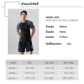 ชุดว่ายน้ำชาย 2ชิ้น เสื้อแขนสั้นกันยูวี กางเกงขาสั้น 2ชั้น มีซับในกันโป๊ แห้งไว สำหรับดำน้ำโต้คลื่น