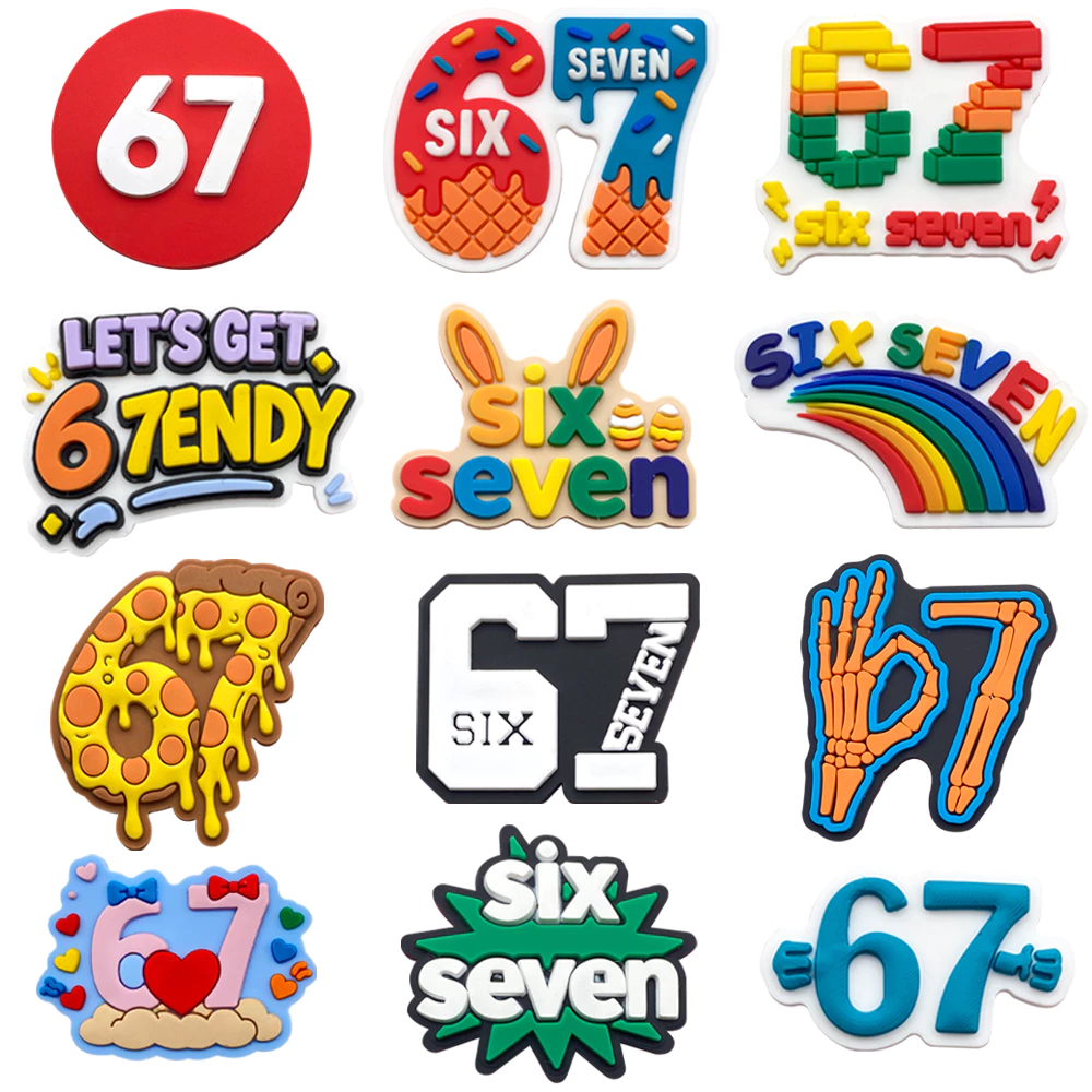 12 ชิ้น/เซ็ตรองเท้า Charm MEIDJ ตัวติดรองเท้า Pvc ตัวการ์ตูน สำหรับตกแต่ง MEIDJ Diy รองเท้าหัวโต ติดง่าย น่ารัก