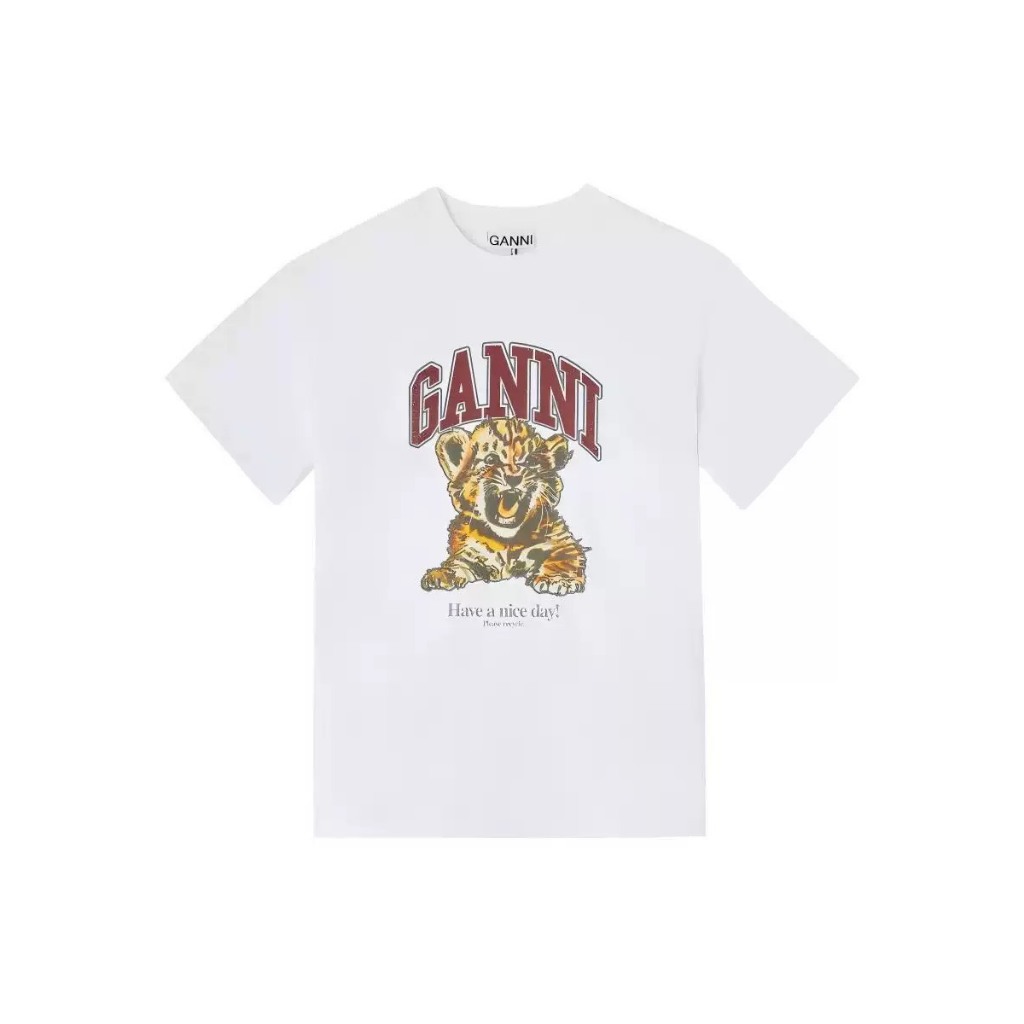 PP204 เสื้อยืด GNNI baby tiger สีขาว freesize