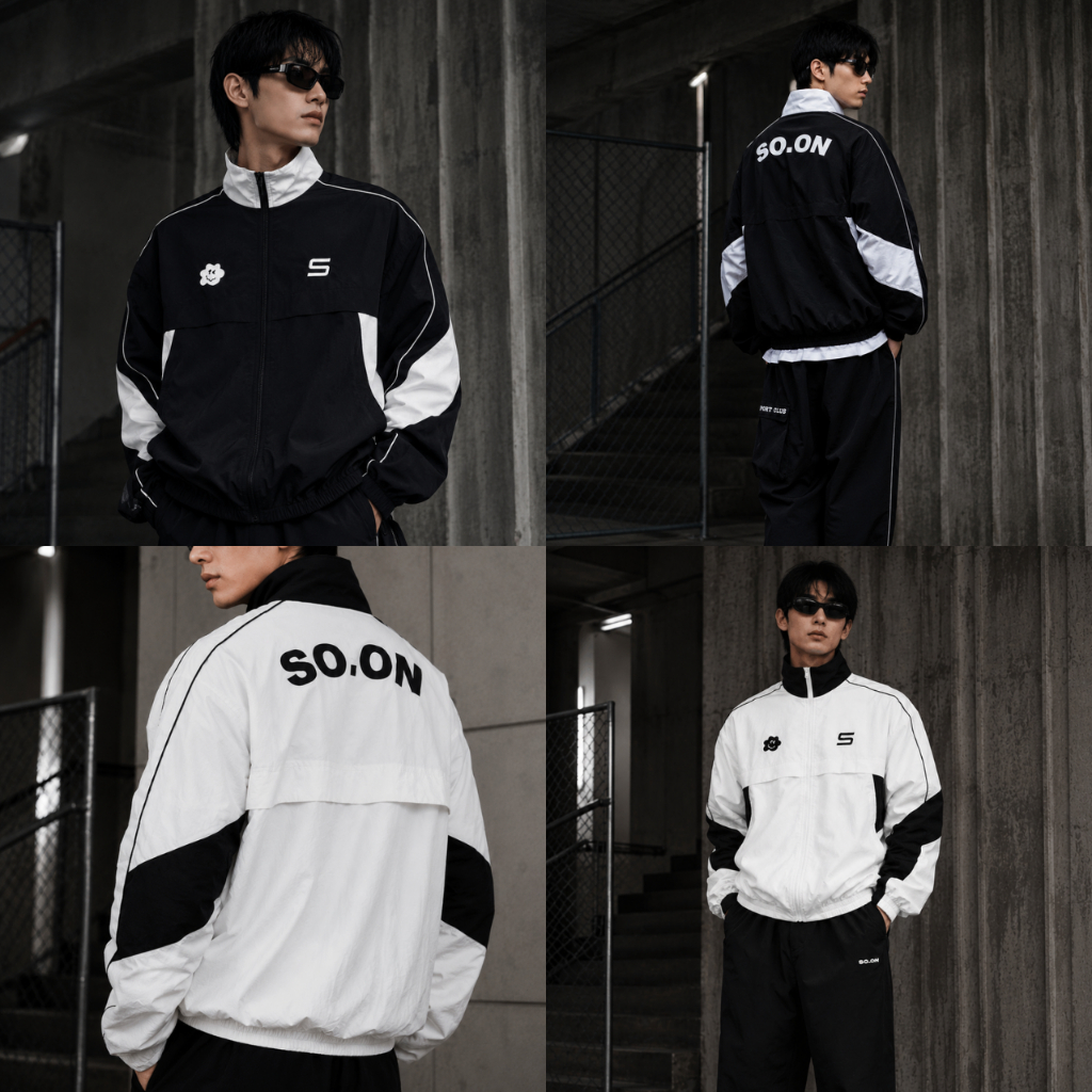 SO.ON : Sport Jackets เสื้อแจ็คเก็ตผ้าร่ม มีซิป มีซับใน รุ่น Sport Jacket