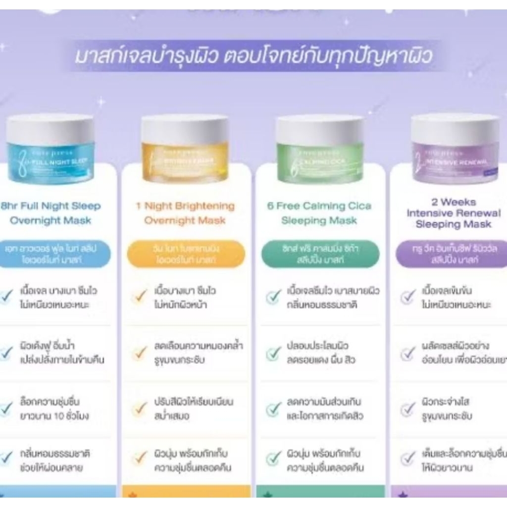 เซรั่มและมาสก์ Cute Press บำรุงผิวเข้มข้น 50ml เซรั่ม 30ml