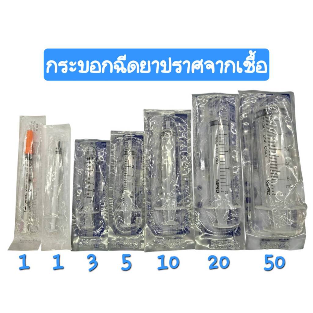 แบ่งขาย Syringe Nipro ไซริงค์ หลอดป้อนยา หลอดตวง ป้อนอาหาร ล้างจมูก