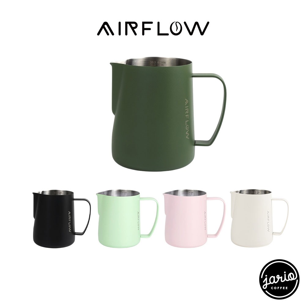 JARIO x AIRFLOW เหยือกตีฟองนม 400/600ml Milk Pitcher
