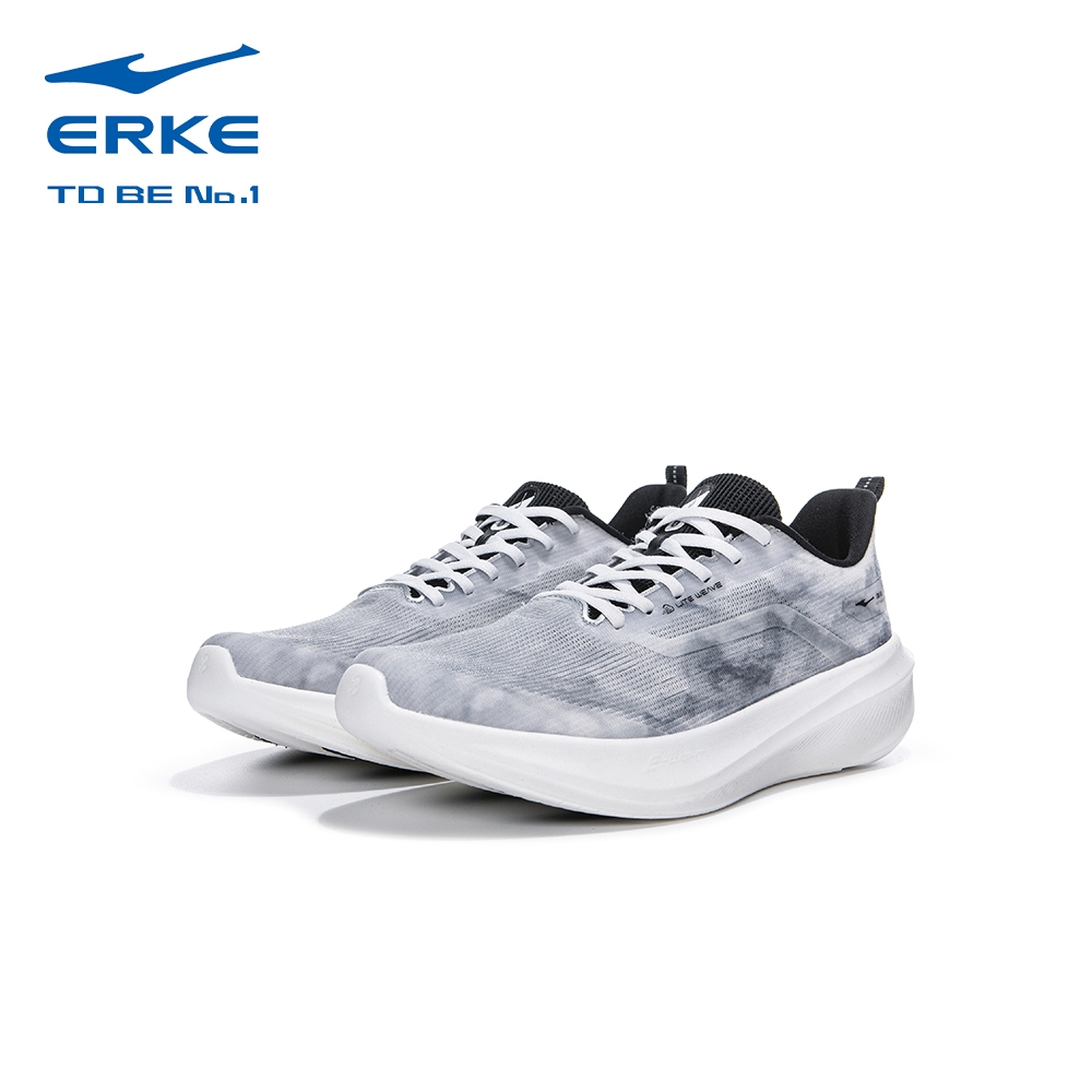 ERKE Men Running Shoes ,ERKE White/Black, 11125203010-011