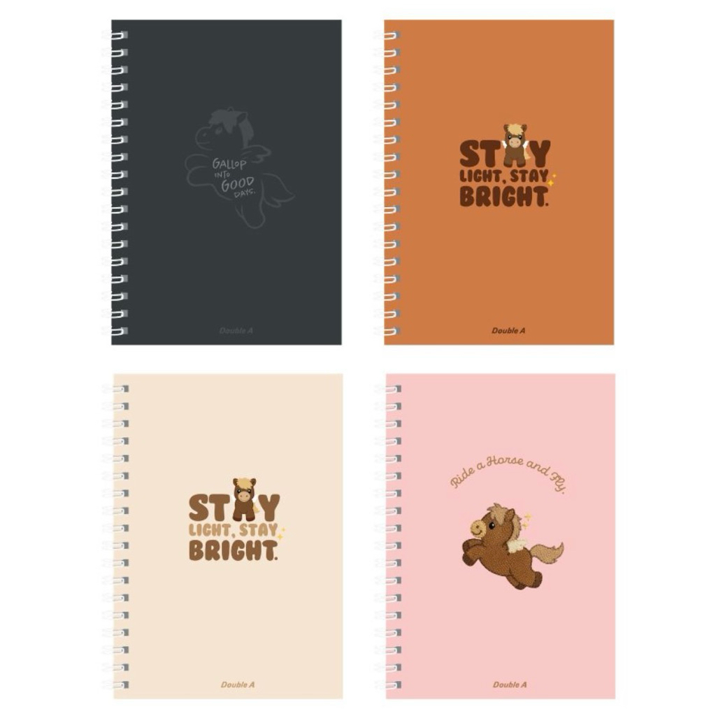 สมุดบันทึกสันห่วงA5มี50แผ่น80แกรมขนาด148x210มม.