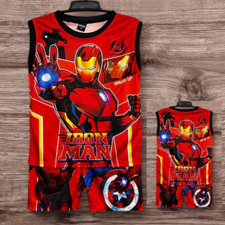 ชุดเด็กแขนกุด เซ็ท 2 ชิ้นเสื้อและกางเกง ผ้านิ่มลื่นใส่สบายๆ