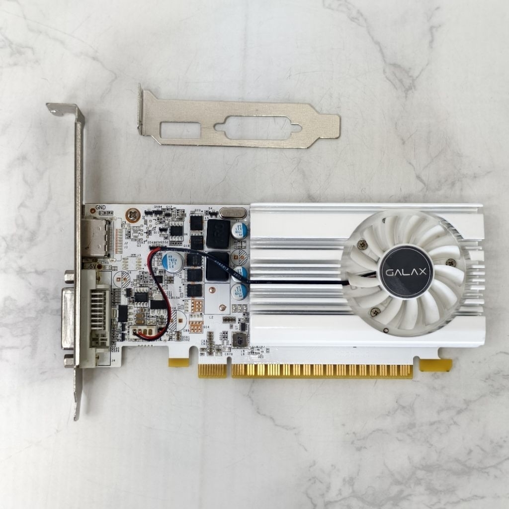 GALAX GT1030 2GB GDDR5 มือสอง ไม่ต่อไฟเพิ่ม มีขาสั้น