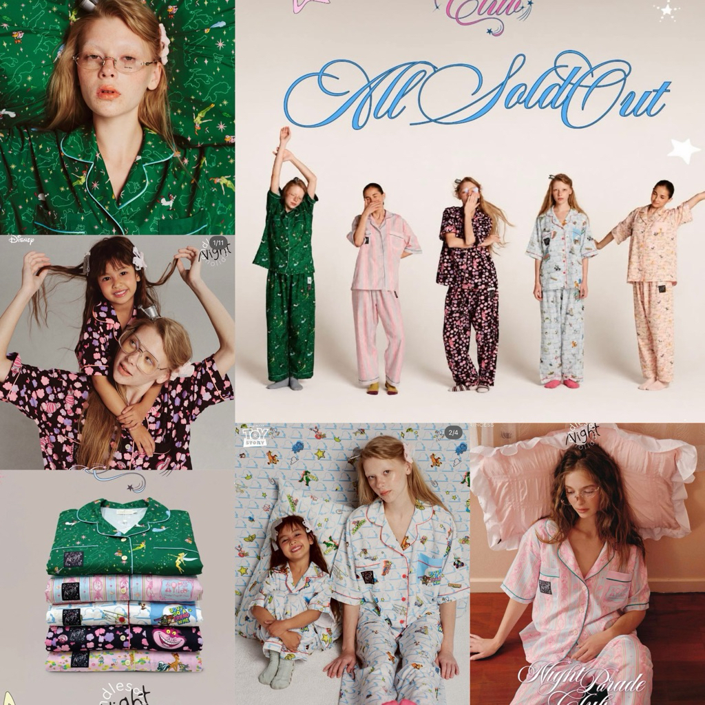 (New) Endless holiday forever night pajamas ชุดนอน disney ใหม่ ป้ายห้อย