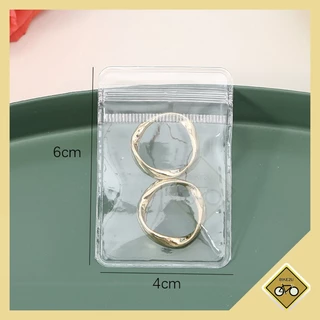 ถุงซิปล็อก PVC ใส 20ชิ้น ถุงเก็บเครื่องประดับ ปิดผนึก กันฝุ่น สำหรับสินค้าชิ้นเล็ก สร้อยคอ สร้อยข้อมือ ต่างหู