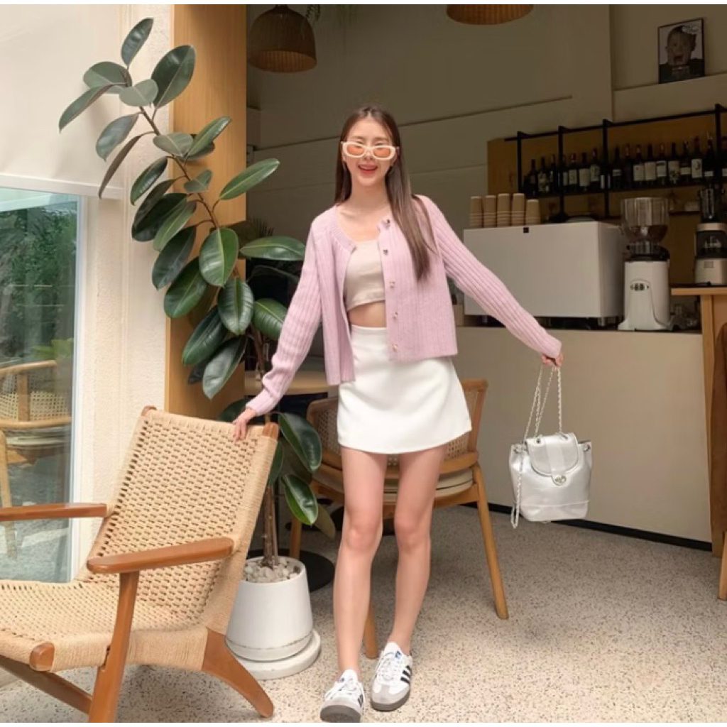 cardigan 3pcs.basket_official สี Taro 🍇
