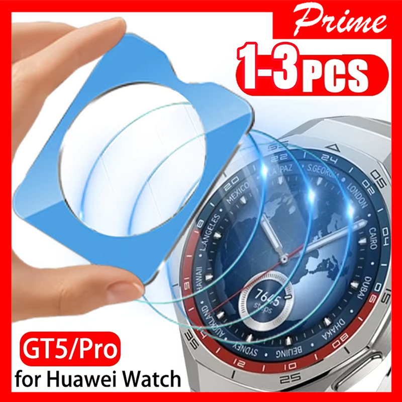 1-5 PCS ติดตั้งง่ายกระจกนิรภัยเครื่องมือสำหรับ Huawei Watch GT7 Pro Full Screen Protector สำหรับ Huawei GT6/GT5 46 41มม