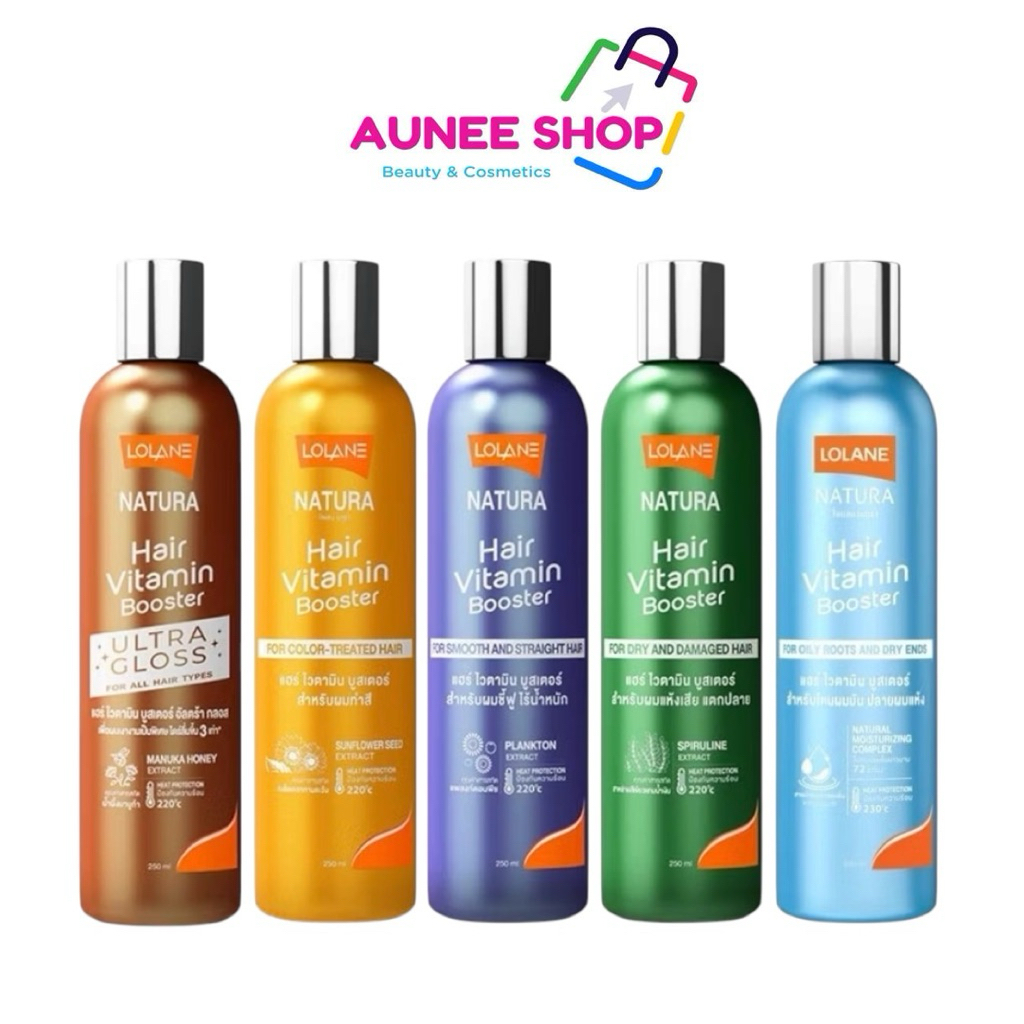 ส่งฟรี/มีไลฟ์ Lolane Natura Hair Vitamin Booster โลแลน เนทูร่า แฮร์ ไวตามิน บูสเตอร์ ทุกขนาด
