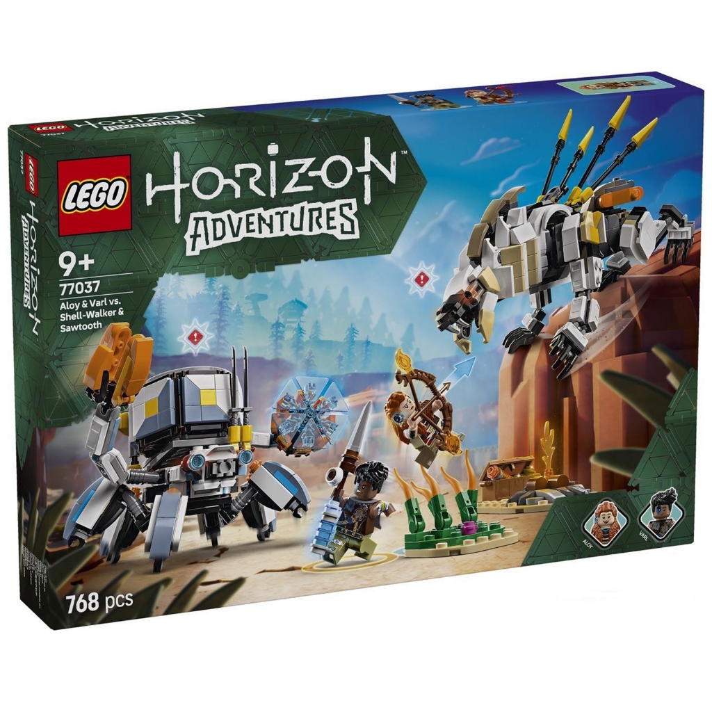77037 : Horizon Adventures Aloy & Varl vs. Shell-Walker & Sawtooth