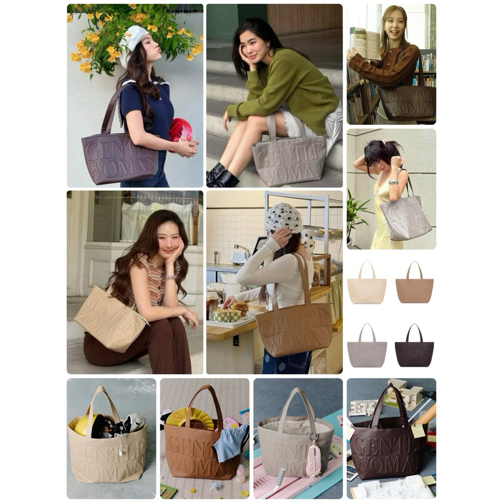 GENTLEWOMAN🌈มีโค้ดลด10-30% Gentlewoman กระเป๋ารุ่น GW Daily Tote📍สินค้าของแท้จากShop