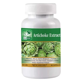 [1แถม1] Artichoke Extract Plus สารสกัดจากอาร์ติโชค พลัส ตรา บลูเบิร์ด 600 มก. 60 แคปซูล