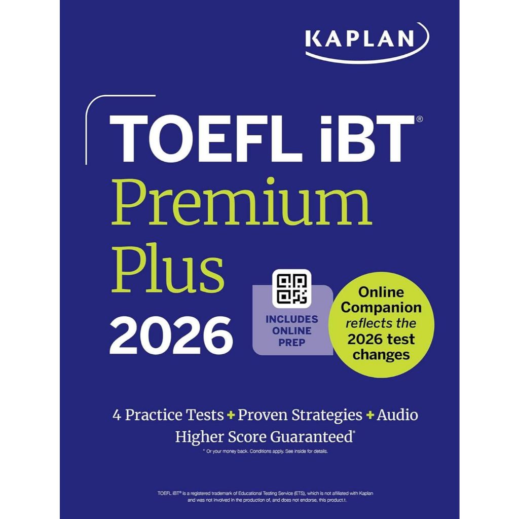 [Chulabook] TOEFL IBT PREMIUM PLUS 2026:4 PRACTICE TESTS+PROVEN STRATEGIES+AUDIO HIGHE 9798349700125