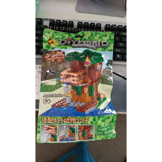 พร้อมส่ง มายคราฟ Minecraft มายคราฟตัวต่อ ของเล่นวิทยาศาสตร์ ของขวัญเด็ก