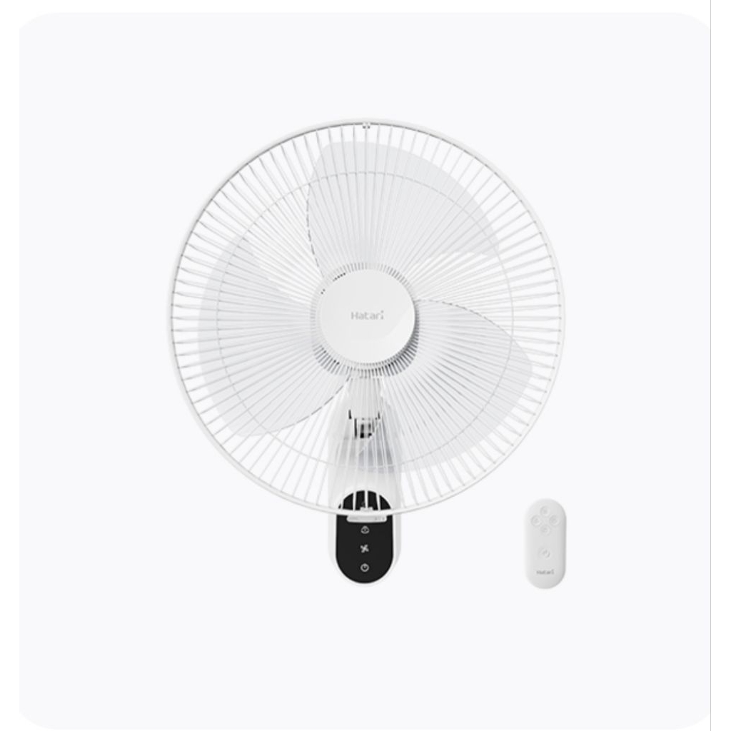 พัดลมติดผนัง hatari w16r1 สีขาว ขนาด 16 นิ้ว ของใหม่
