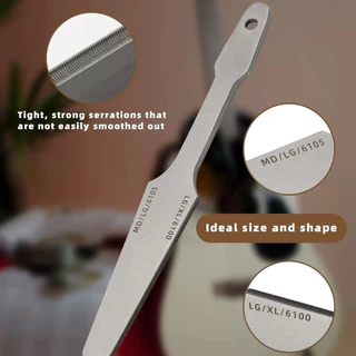 ตะไบสำหรับแต่งเฟรตกีตาร์ (Guitar Fret Crowning File) ที่ทำจากเหล็กกล้าคาร์บอนอย่างดี