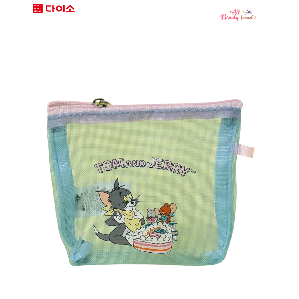 Daiso กระเป๋าใส่เหรียญ ใส่การ์ด TOM and JERRY