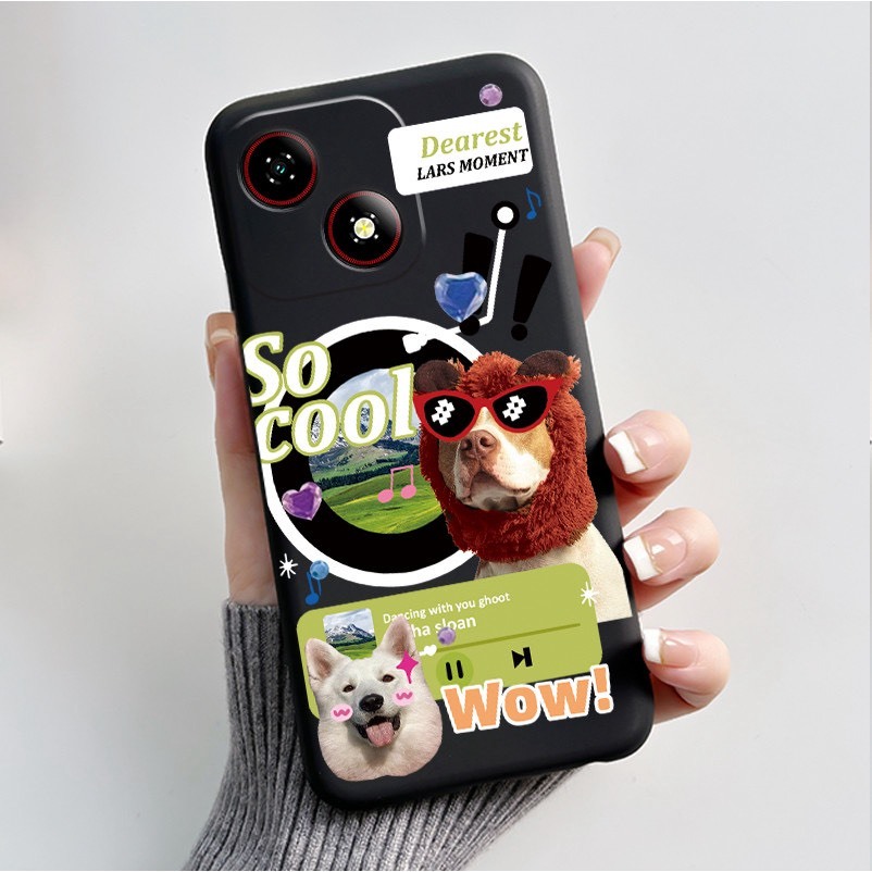 เคสสําหรับ ZTE Blade A35E ลายน่ารัก ซิลิโคนการ์ตูนเคสโทรศัพท์สําหรับ ZTE blade A35e ใหม่แฟชั่นสี🔥พร้