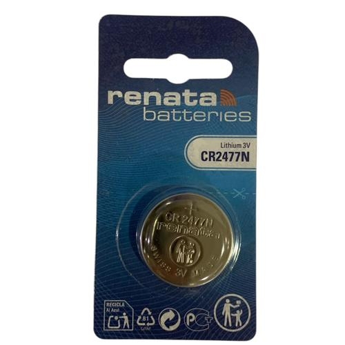 ถ่านกระดุม Renata CR2477N,CR2477 ของแท้ 3V แบ่งจำหน่าย 1เม็ด,5เม็ด