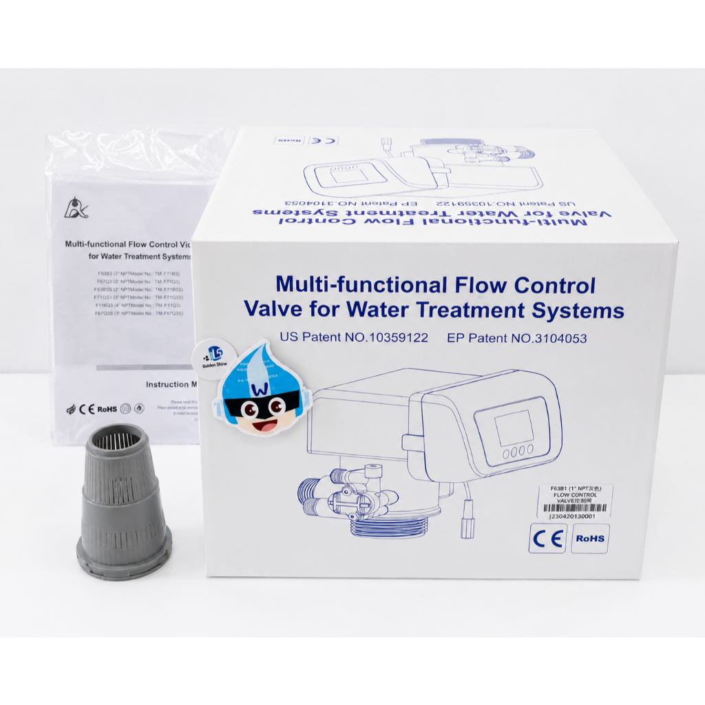 Auto Valve รุ่น F67B1 (2.5") (Filter) (In-out 1"F / Riser Pipe 1.05"OD / Time Day / 4T) + Semi