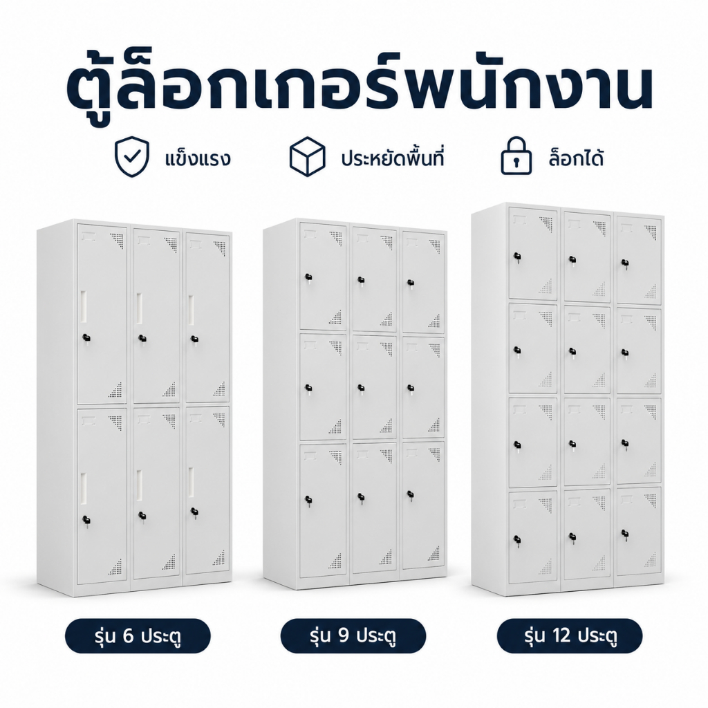 180cmตู้เสื้อผ้าเมทัล6/9/12 บานตู้ล็อกเกอร์พนักงานตู้เก็บของกันความชื้นหลาย