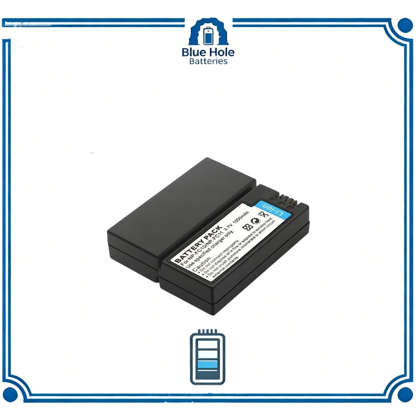 แบตกล้องดิจิทัล NP-FC10 NP-FC11 สำหรับ Sony DSC-F77 F77A รูปที่ 2