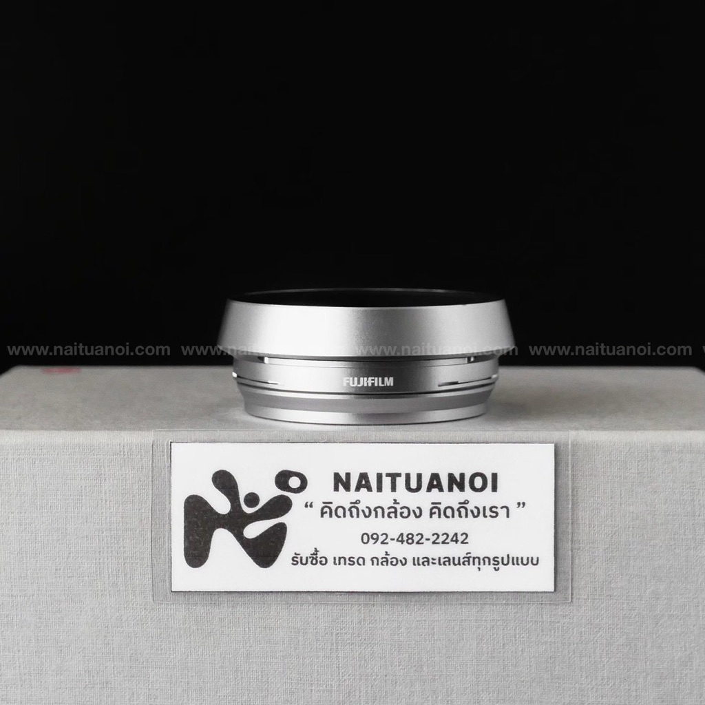 ( Used!! ) Fuji LH-X100 Lens Hood and Adapter Ring Silver For Fuji X100V / X100VI / X100F / X100T / 