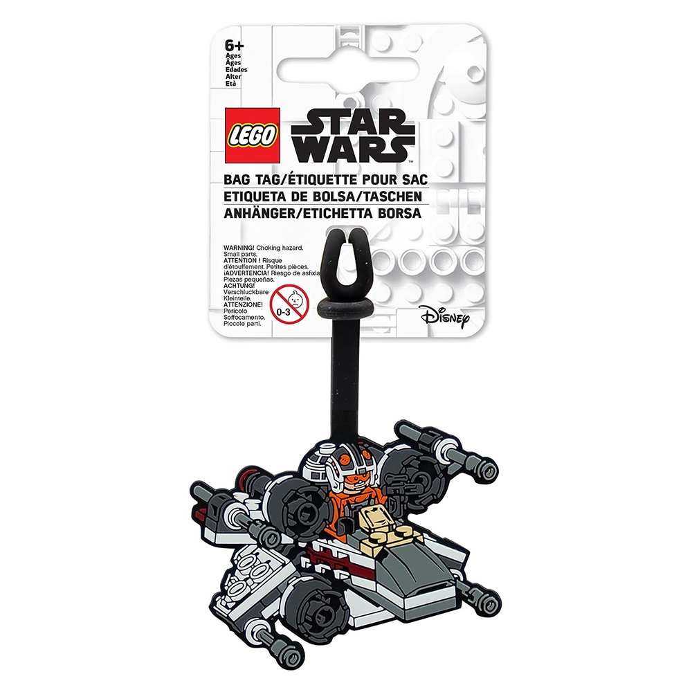 LEGO ป้ายติดกระเป๋า เลโก้ สตาร์วอร์ส ยาน Star Wars X-Wing Fighter Bag Tag ลิขสิทธิ์แท้