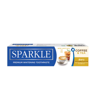 [แพ็ค 6] SPARKLE ยาสีฟัน สำหรับ คนชอบดื่มชา กาแฟ 90 กรัม สูตร COFFEE & TEA TOOTHPASTE (10SK00038X6)