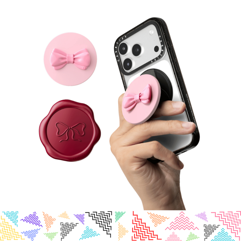 อุปกรณ์ CASETiFY | Snappy™ Bow Grip Stand [Grip Stand] แท้ พร้อมส่ง