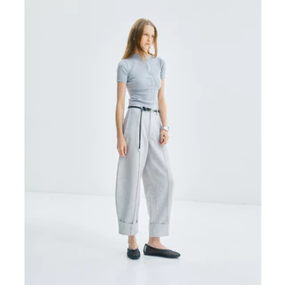 STUDIO UNKNOWN - Dean Balloon Linen Trousers กางเกงผ้าลินินทรงบอลลูน