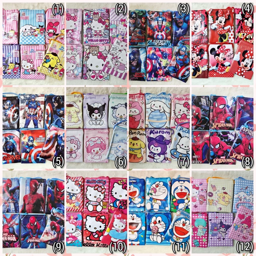 B...กระเป๋าใส่เหรียญ 12 ใบ (ราคาส่ง)