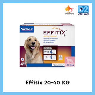 Effitix ผลิตภัณฑ์กำจัดปรสิตภายนอกสำหรับสุนัข ชนิดหยอดหลัง