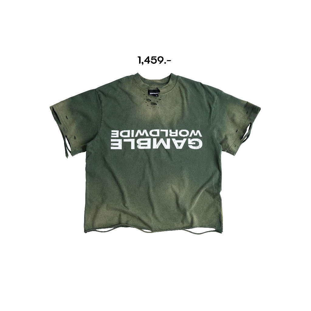 ⚡️Brand : Gamble UPSIDE DOWN TEE ⚡️(สินค้าพรีออเดอร์10-20วัน)