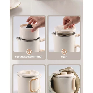Eihome กาน้ําร้อน 1L กาน้ําร้อน ซึ่งพับเก็บได้ กาต้มน้ำแบบพกพาฟฟ้า กาต้มน้ำพับมัลติฟังก์ชั่น หม้อไฟฟ้า