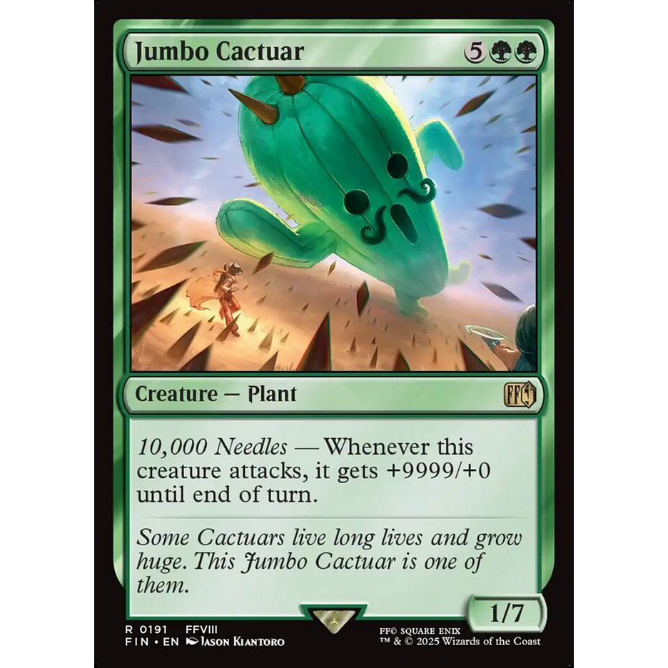 [Final Fantasy] - (FIN) - (R) - [Jumbo Cactuar] - [2025]
