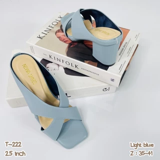 รองเท้าส้นสูง รองเท้ามีส้น รองเท้าส้น2.5นิ้ว รหัสสินค้า T-222 Niwa shoes
