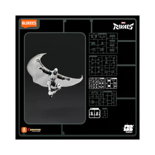 Marvel Rival 81121(Blokees)-Marvel Heroes Champion Class CC 10 Moon Knight-แชมเปียน คลาสCC 10 มูนไนต์(บล็อกคีส์)