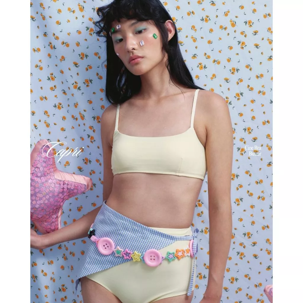 when.we.summer - Capri Collection_Cine Bra ช่วงสายสามารถปรับระดับได้ มีทั้งหมด12สี (-เฉพาะตัวบรา-)