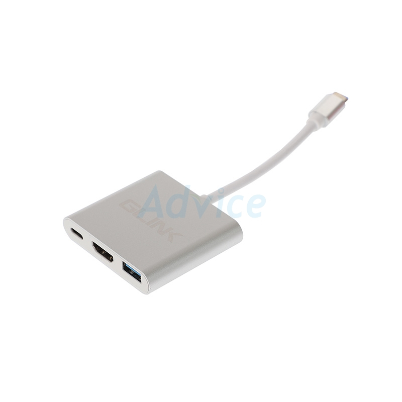 Converter Type-C TO HDMI + USB 3.0 GLINK (GL007C)