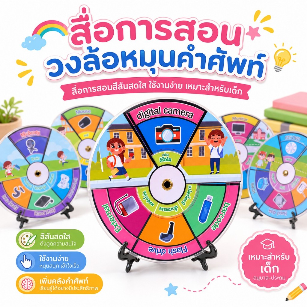 สื่อวงล้อ อุปกรณ์คอมพิวเตอร์ 1 ชิ้น 90 บาท