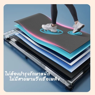 แรงม้า ลู่วิ่งพับได้ เครื่องวิ่งออกกำลังกาย ปรับความชันได้ ปรับสปีด 14 ระดับ วิ่งเผาผลาญไขมัน โครงสร้างแข็งแรง ใช้งานง่า