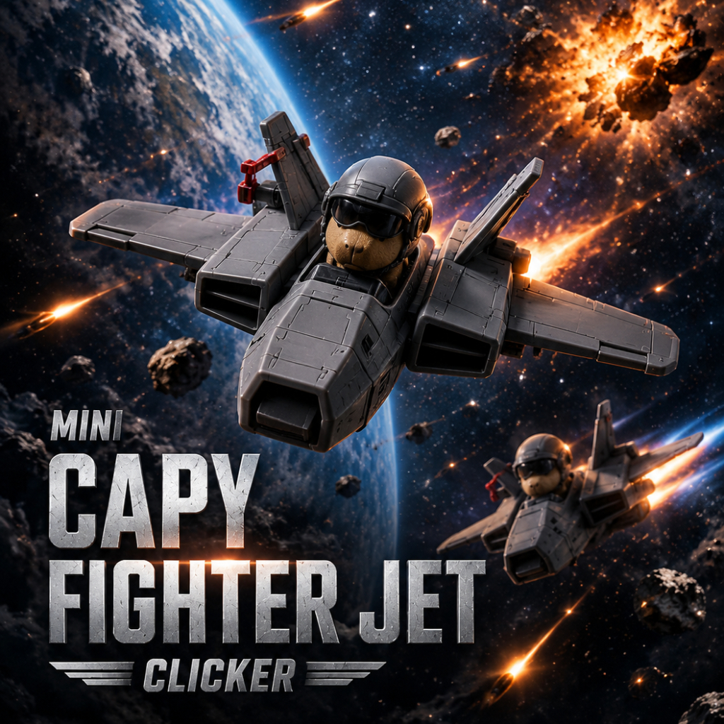 Mini Capy Fighter Jet Clicker ของเล่นกดคลิกเกอร์ คาปิบาร่านักบิน เสียงดัง ลายน่ารัก ของขวัญแฟนคาปี้ Dukedick