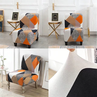[Mini Sofa]ผ้าคลุมโซฟาเดี่ยวแบบไม่มีที่วางแขน ผ้าคลุมเก้าอี้แบบยืดหยุ่น ผ้าคลุมโซฟาที่นั่งเดี่ยวแบบยืดได้